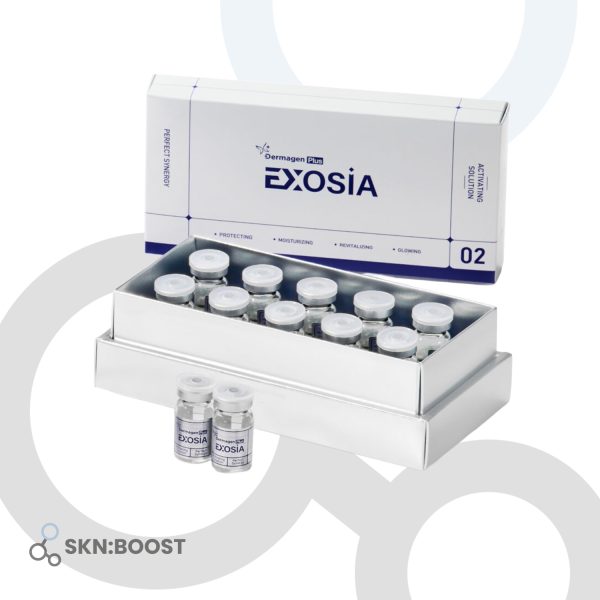 Dermagen plus exosia activating solution box of 10 vials