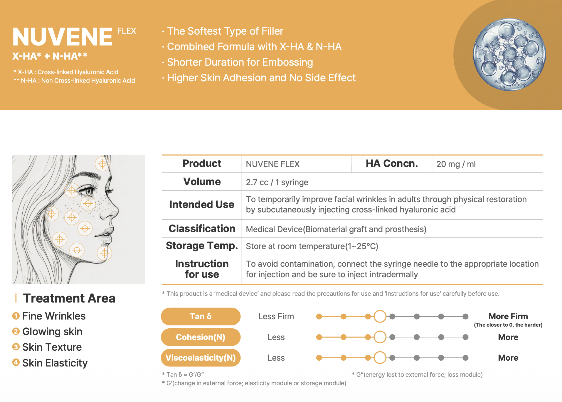 Nuvene Flex specification